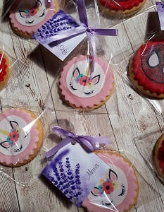 biscotti segnaposto bimbo e bimba