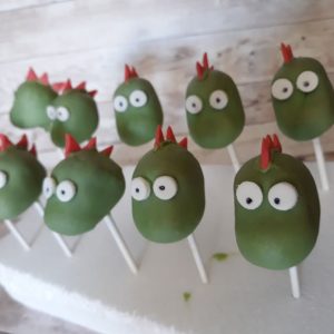 cake pop dino