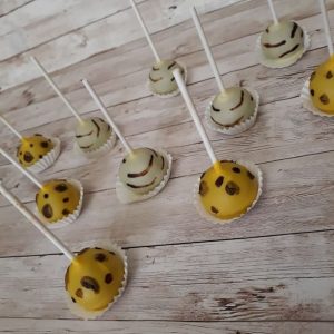 cake pop tigrati zebrati