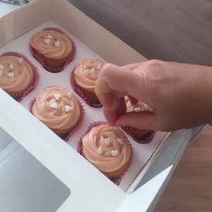 cupcake rosa
