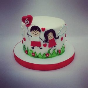 torta bambini in pasta di zucchero