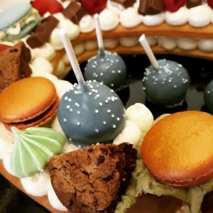 tart cream con cake pop