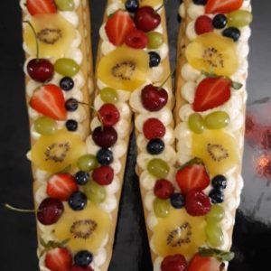 tart cream frutta fresca