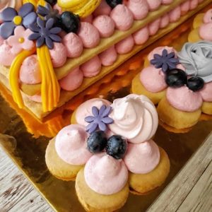 tart cream rosa
