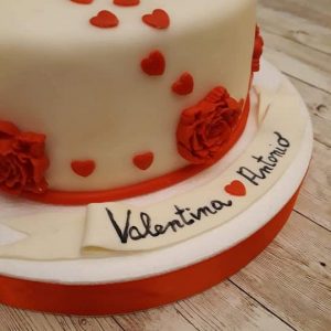 torta wedding in pasta di zucchero
