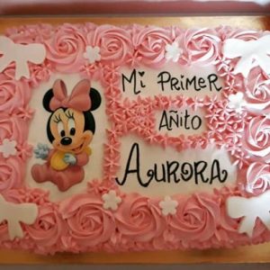 torta in panna minnie