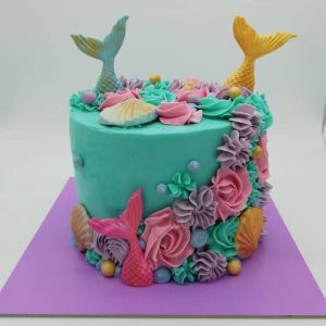 torta sirene in pasta di zucchero