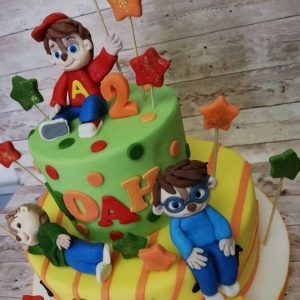 torta chipman in pasta di zucchero