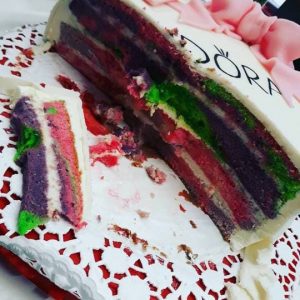 torta pandora in pasta di zucchero