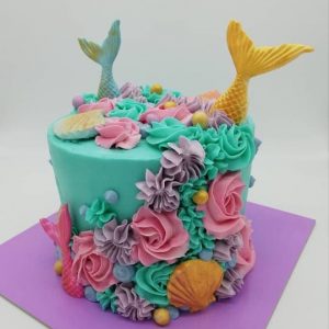torta sirene in pasta di zucchero