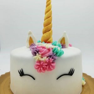 torta unicorno in pasta di zucchero
