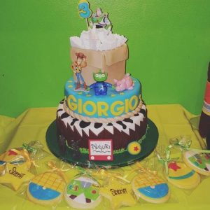 torta toy story pasta di zucchero